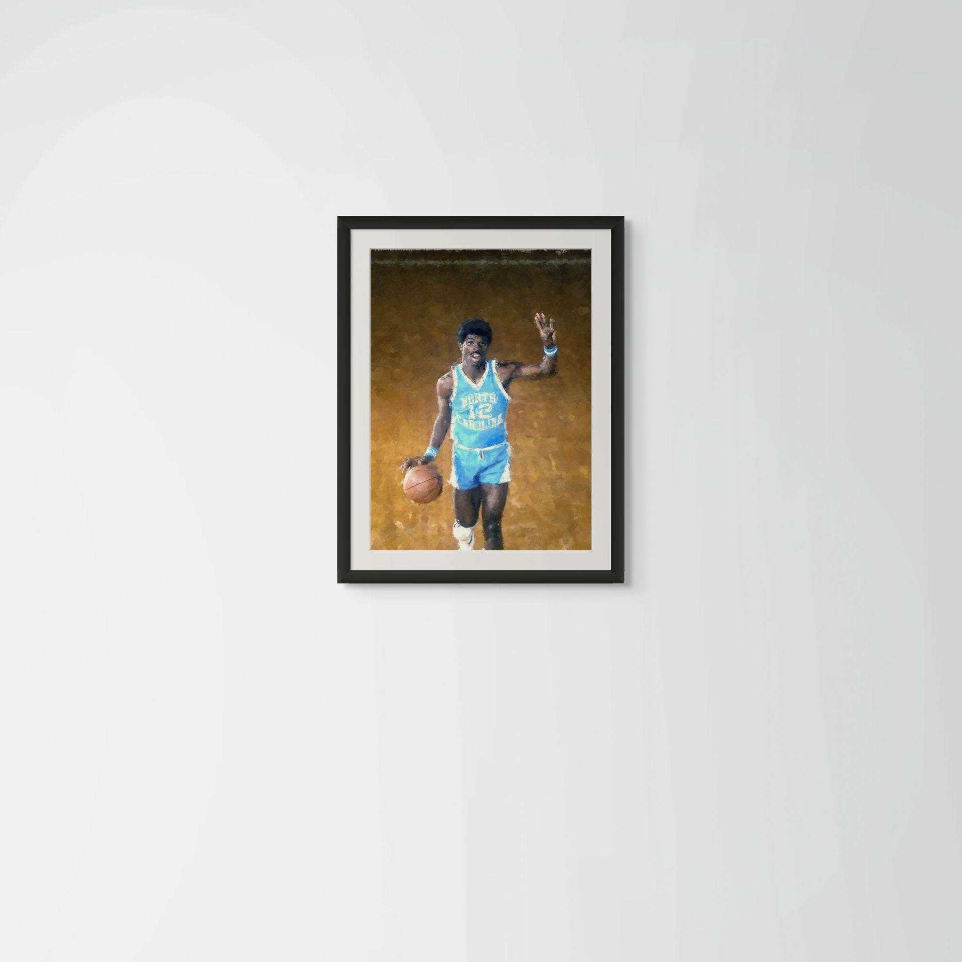 Phil Ford North Carolina Wall Art Basketball Wall Art